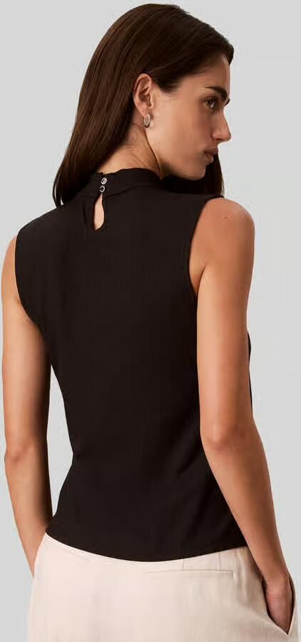 Calvin Klein Womenswear Slim fit top van modalmix - Foto 3