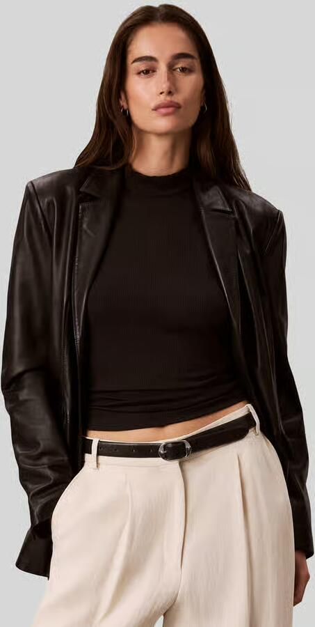 Calvin Klein Womenswear Slim fit top van modalmix - Foto 2