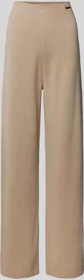 Calvin Klein Womenswear Straight leg broek met labelapplicatie - Foto 2