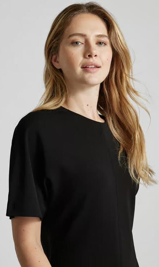 Calvin Klein Womenswear T-shirtjurk met deelnaad