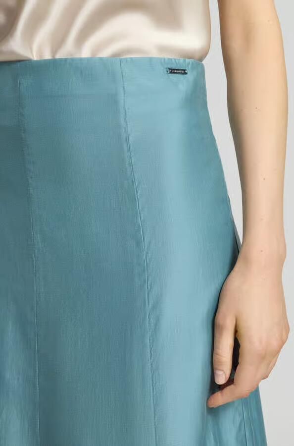 Calvin Klein Womenswear Uitlopende midi-rok van lyocellmix