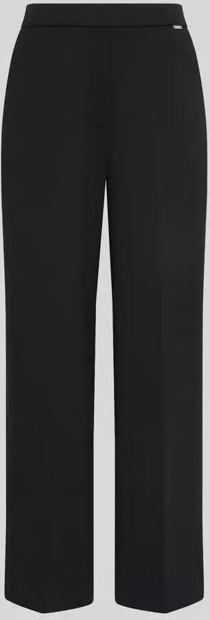 Calvin Klein Womenswear Wide leg pantalon met viscosemodel model 'PONTE'