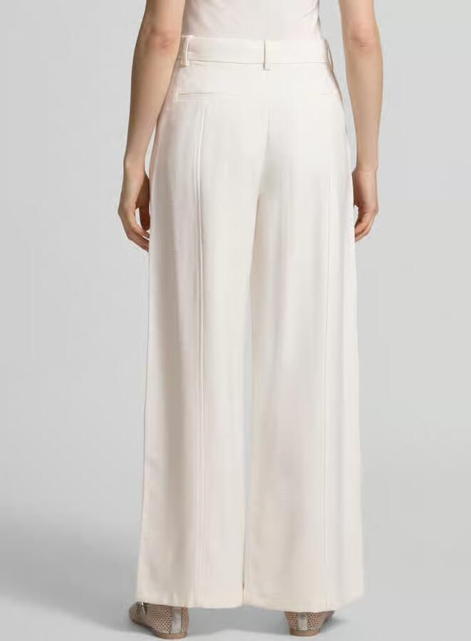 Calvin Klein Womenswear Wide leg pantalon van viscosemix - Foto 6