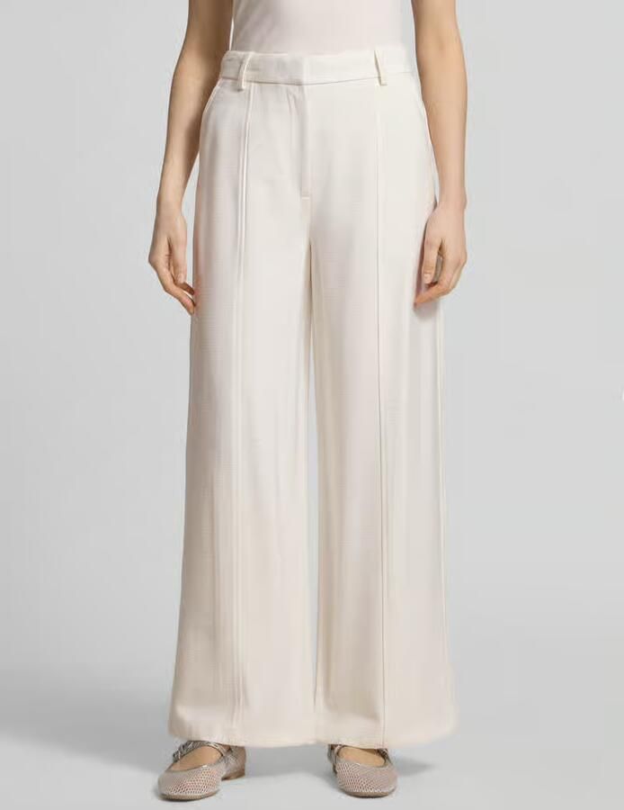 Calvin Klein Womenswear Wide leg pantalon van viscosemix - Foto 5