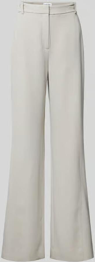 Calvin Klein Womenswear Wide leg stoffen broek met riemlussen - Foto 2
