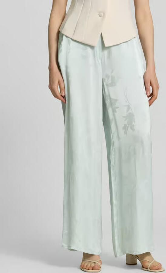 Calvin Klein Womenswear Wijde broek van pure viscose - Foto 2