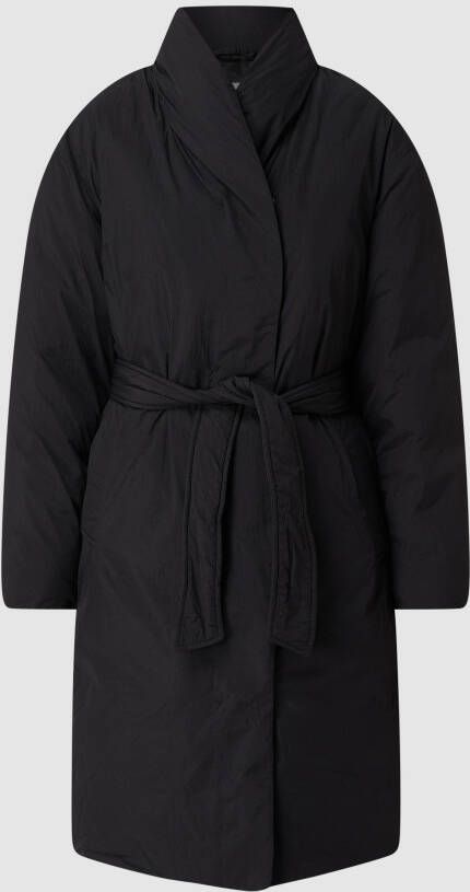 Calvin Klein Winterjas RECYCLED DOWN WRAP PUFFER COAT met tailleband die gestrikt kan worden