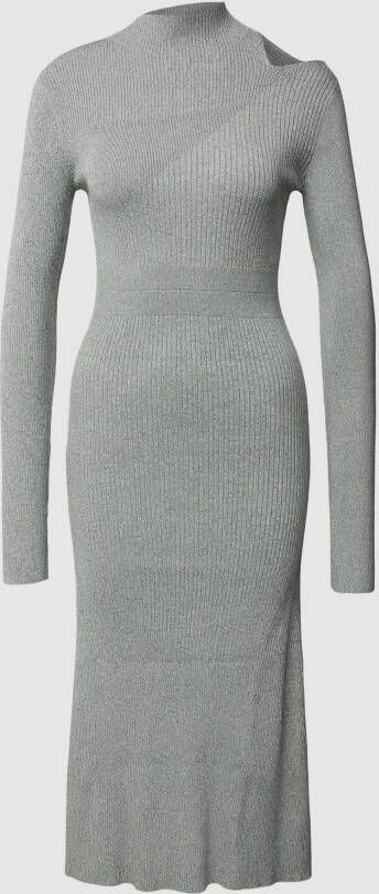 Calvin Klein Womenswear Gebreide jurk van viscosemix in gemêleerde look