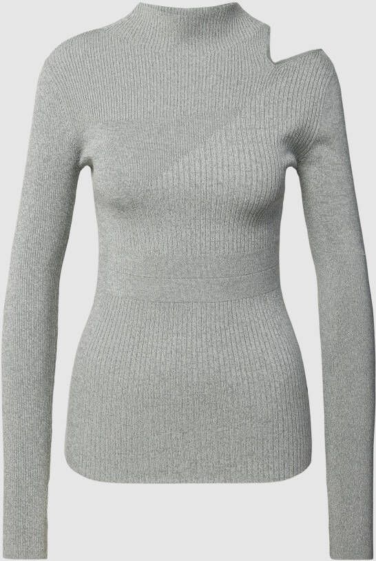 Calvin Klein Womenswear Gebreide pullover van viscosemix in gemêleerde look
