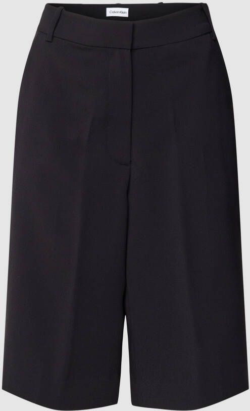 Calvin Klein Womenswear Korte broek met steekzakken model 'STRUCTURE TWILL'