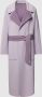 Calvin Klein Paarse Wol Omkeerbare Wikkeljas Purple Dames - Thumbnail 1