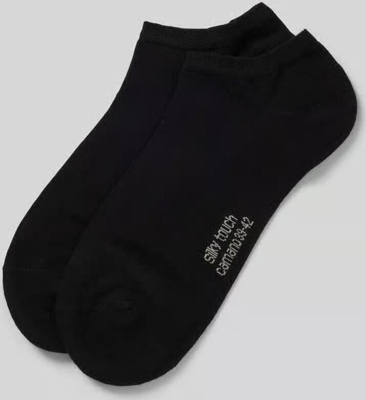 CAMANO Sneakersokken van viscosemix in een set van 2 paar