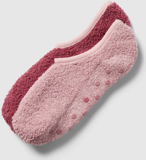 CA O Sneakersokken met gestructureerd oppervlak in een set van 2 stuks
