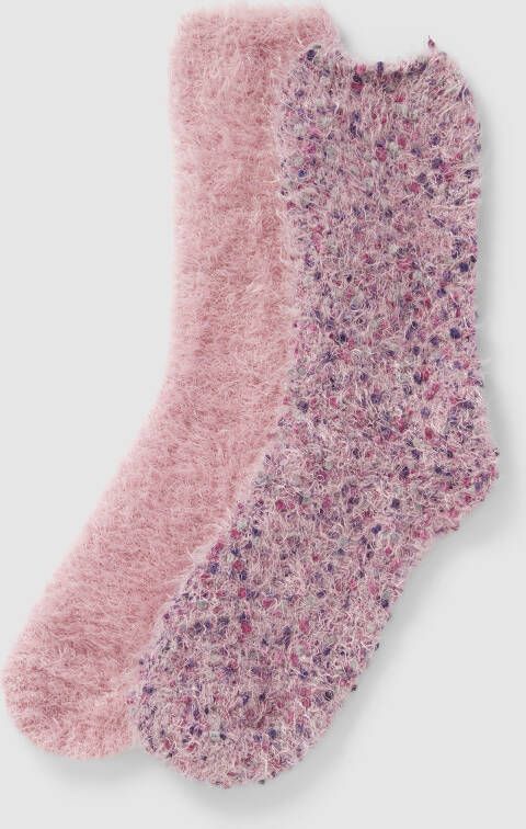 CAMANO Sokken in gemêleerde look in een set van 2 paar