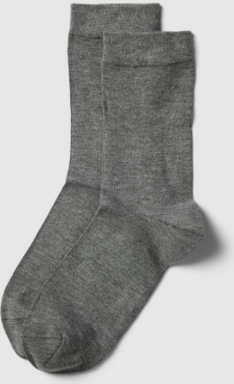 CAMANO Sokken met labeldetail model 'SILKY FEEL'