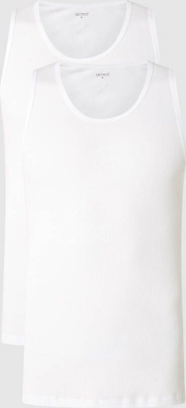 Camano Hemd Comfort met diepe ronde hals (Set van 2)