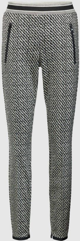 CAMBIO Ranee Broek 0267 20 6773 Zwart Tweed Gray Dames