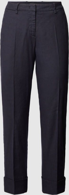CAMBIO Regular fit stoffen broek met structuurmotief model 'FRANCOISE'