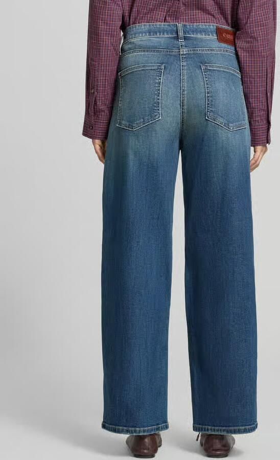 CAMBIO baggy fit barrel jeans van katoenmix model 'BAGGY ASYMMETRICAL' - Foto 3