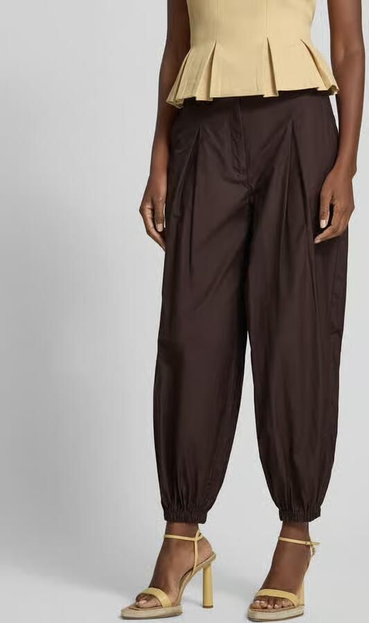 CAMBIO Barrel fit broek van katoenmix model 'ETIENNE JOGG' - Foto 3