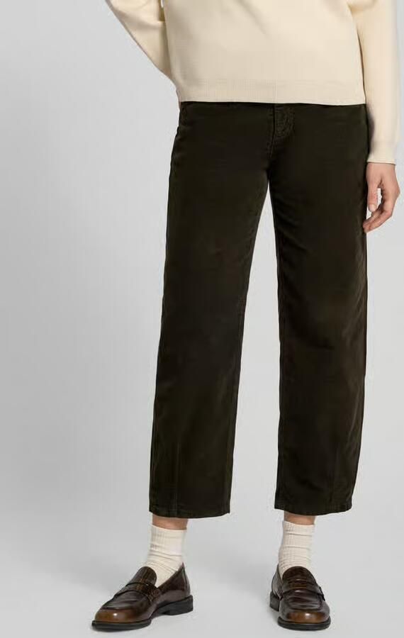 CAMBIO Barrel fit corduroy broek in verkorte pasvorm model 'ELIN' - Foto 2