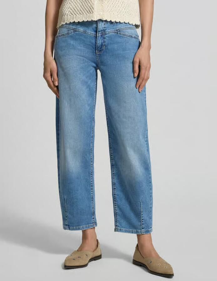 CAMBIO barrel fit jeans van katoenmix model 'ELIN' - Foto 2