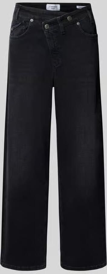 CAMBIO Barrel jeans van katoenmix