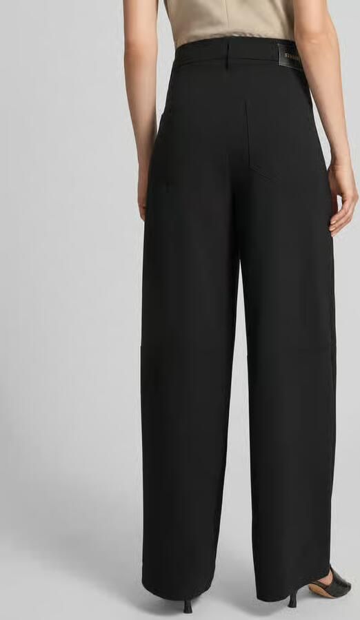 CAMBIO Barrel leg broek met riemlussen - Foto 3