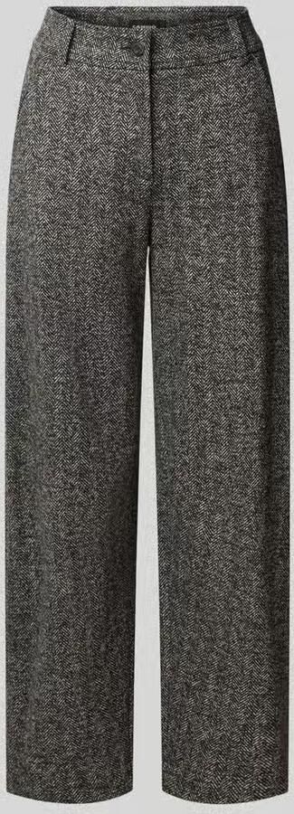 CAMBIO Barrel Leg broek met riemlussen