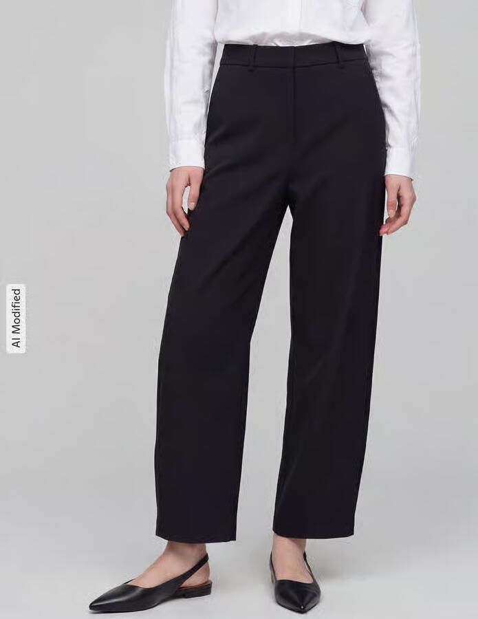 CAMBIO Barrel Leg broek met viscose - Foto 2