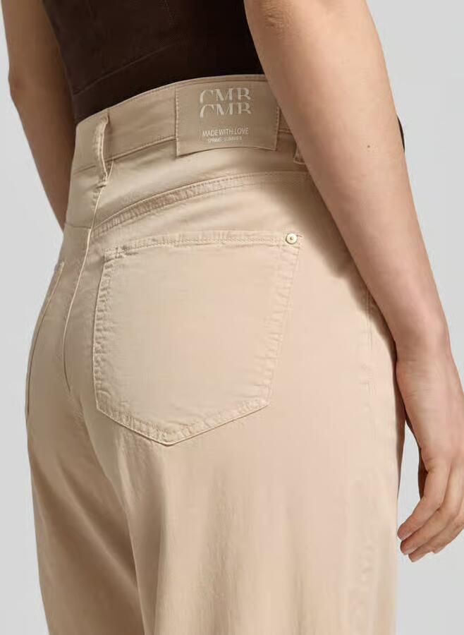 CAMBIO Barrel leg broek van katoenmix model 'ELIN'