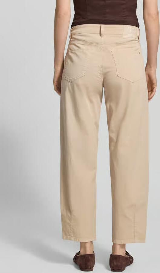 CAMBIO Barrel leg broek van katoenmix model 'ELIN' - Foto 4
