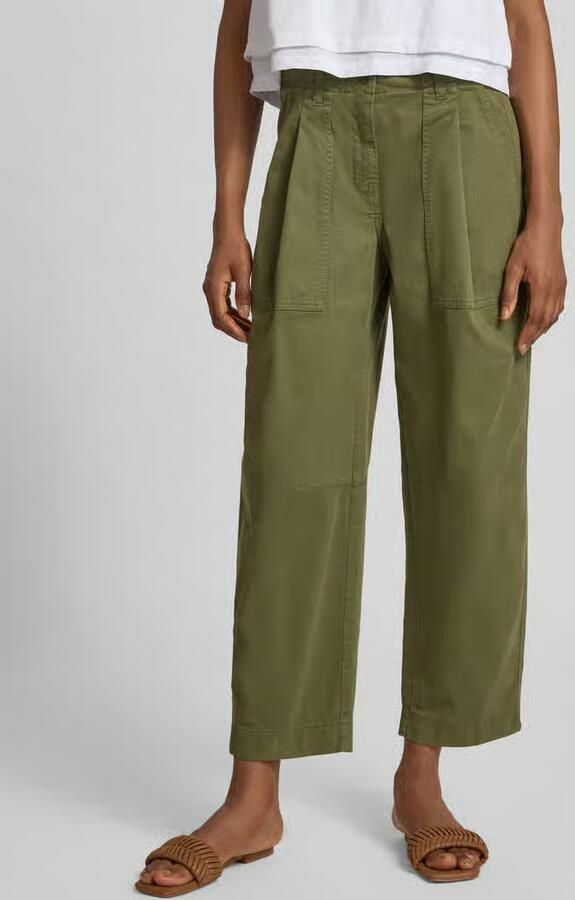 CAMBIO Barrel leg broek van katoenmix model 'OCTOBER' - Foto 4
