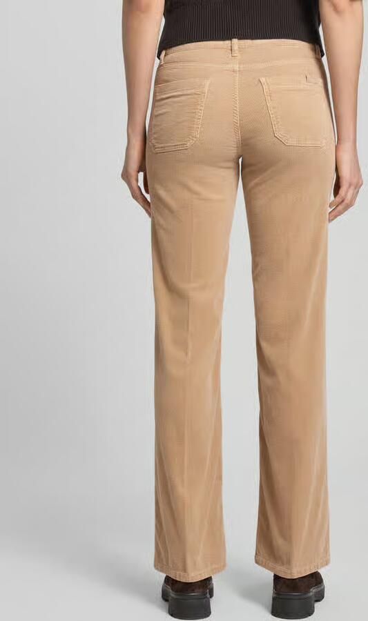 CAMBIO Bootcut corduroy broek met steekzakken model 'TESS'