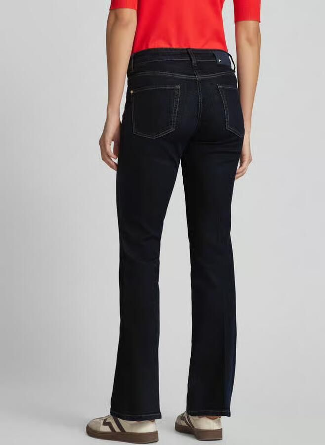 CAMBIO Bootcut jeans met labeldetails model 'PARIS FLARED'