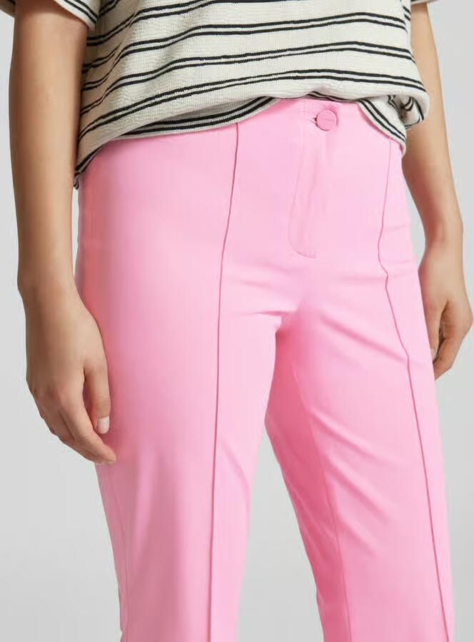 CAMBIO Bootcut stoffen broek met verkorte pasvorm model 'ROS EASY KICK'
