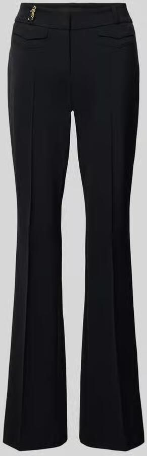 CAMBIO Bootcut stoffen broek met Zijzakken - Foto 2