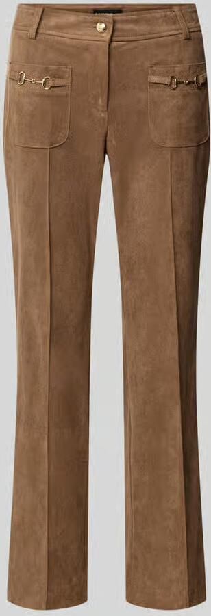 CAMBIO Broek in leerlook model 'FARAH PATACHED POCKET' - Foto 2