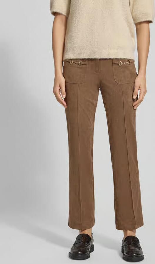 CAMBIO Broek in leerlook model 'FARAH PATACHED POCKET' - Foto 2