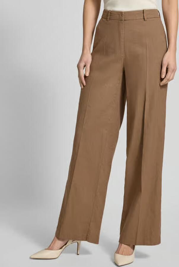 CAMBIO Broek van Linnenmix met Persplooien Model 'MIRA' - Foto 3