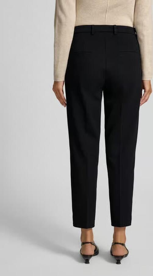 CAMBIO Broek van viscosemix met persplooien model 'KRYSTAL'
