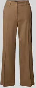 CAMBIO chino van linnenmix met vouw model 'CALIFORNIA'