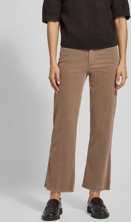CAMBIO Corduroy broek in verkorte pasvorm model 'FRANCESCA' - Foto 3