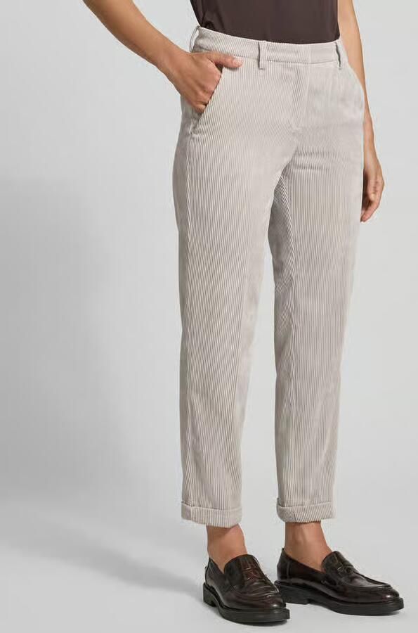 CAMBIO Corduroy broek met persplooien model 'KRYSTAL' - Foto 2