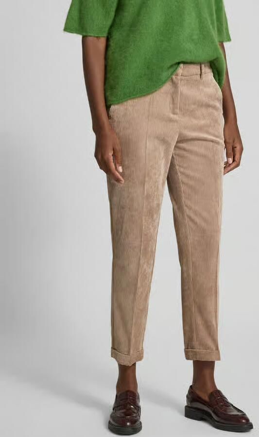 CAMBIO Corduroy broek met persplooien model 'KRYSTAL' - Foto 3