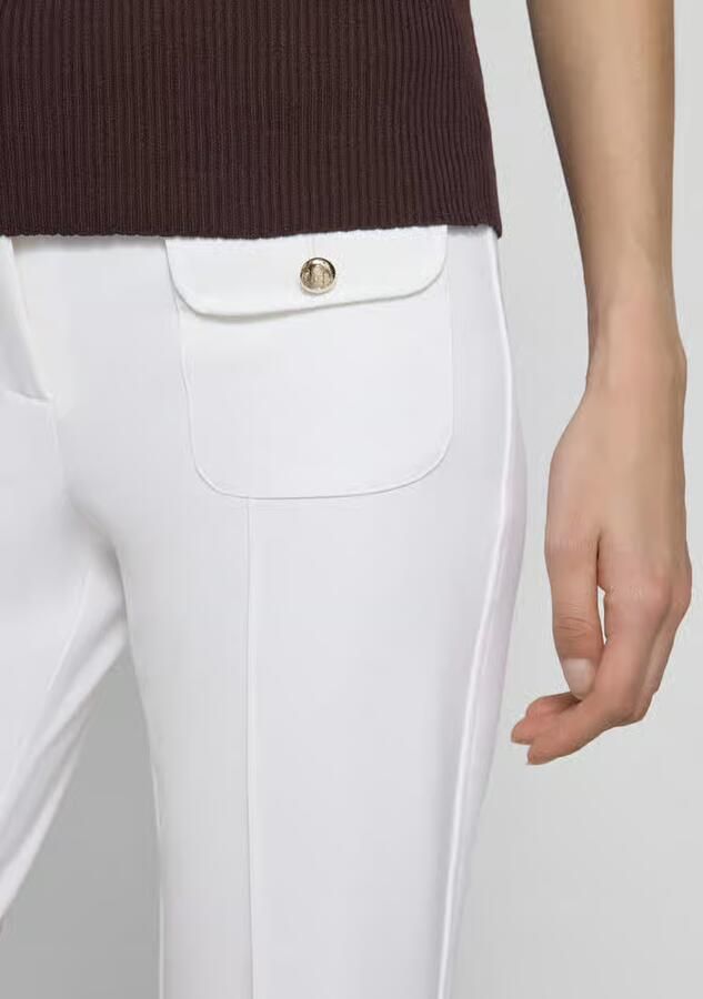 CAMBIO flared fit broek met viscosegehalte model 'FARAH'