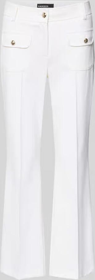 CAMBIO flared fit broek met viscosegehalte model 'FARAH' - Foto 2