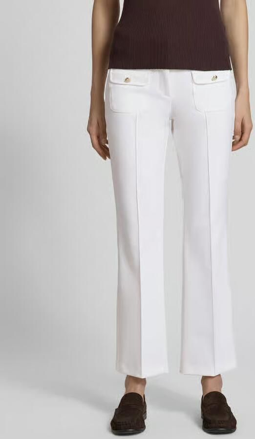 CAMBIO flared fit broek met viscosegehalte model 'FARAH' - Foto 3