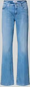 CAMBIO flared fit jeans van katoenmix model 'PARIS'