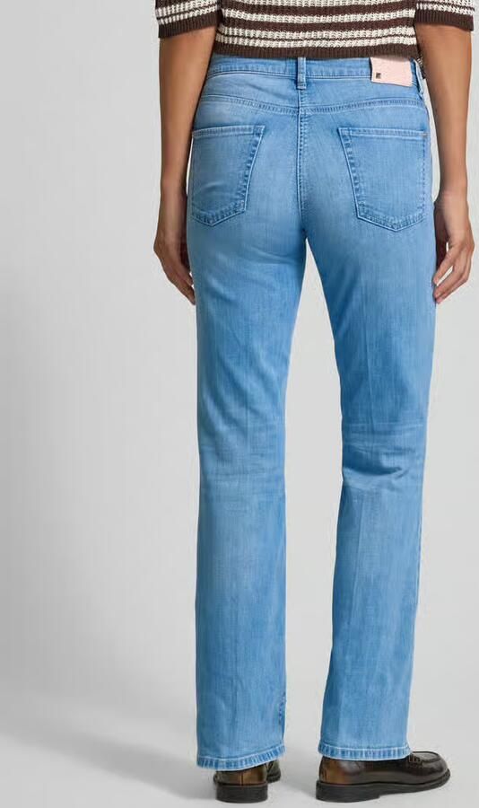 CAMBIO flared fit jeans van katoenmix model 'PARIS' - Foto 3